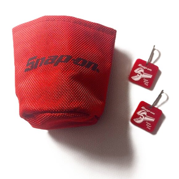 SNAP-ON TOOLS Heavy-Duty Insulated Lunch Bag ~ BONUS Can Cozie/Zipper Pulls NEW - Picture 15 of 16